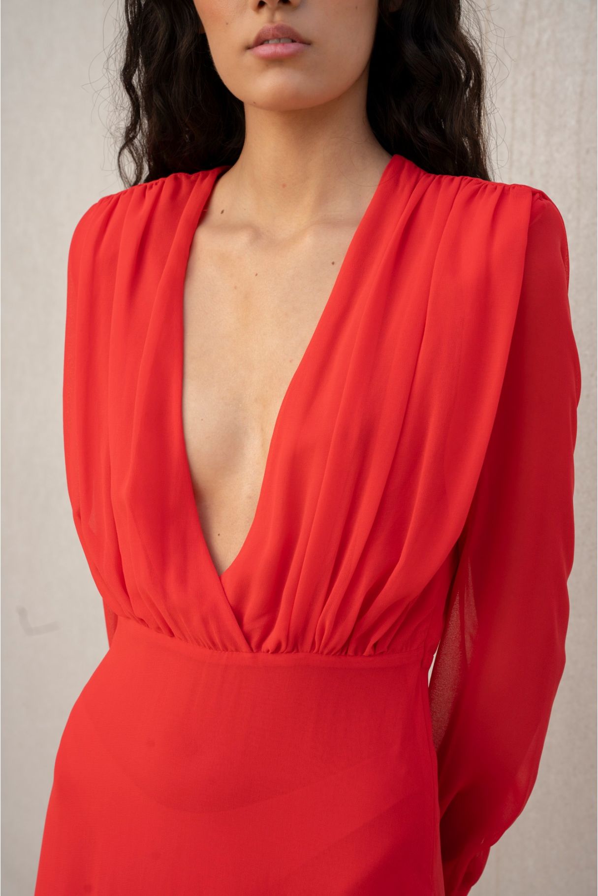 VESTIDO MIDI GASA
