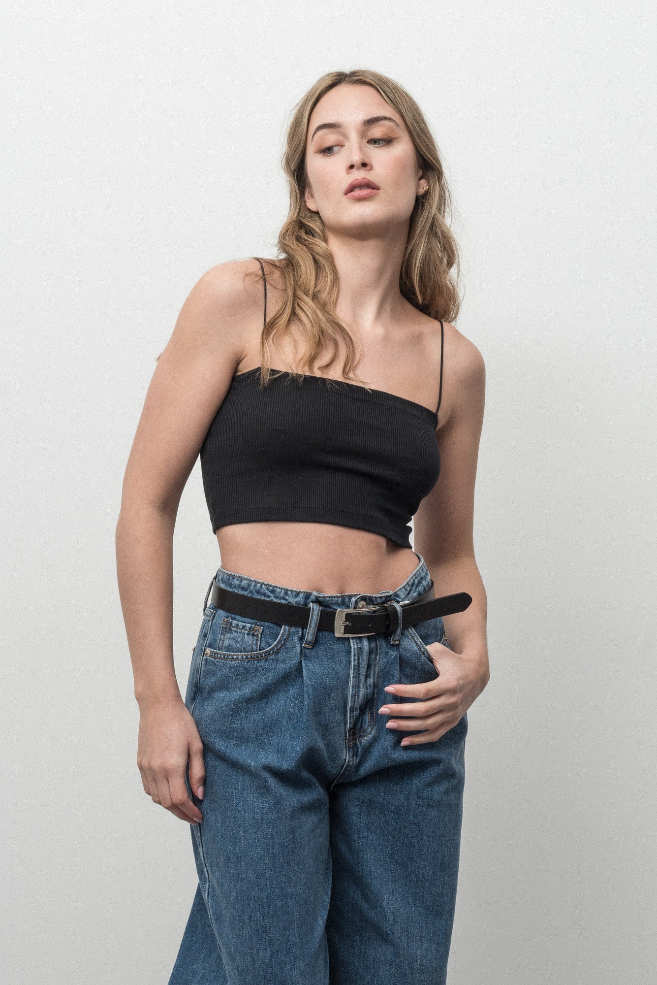 TOP BANDEAU RIB